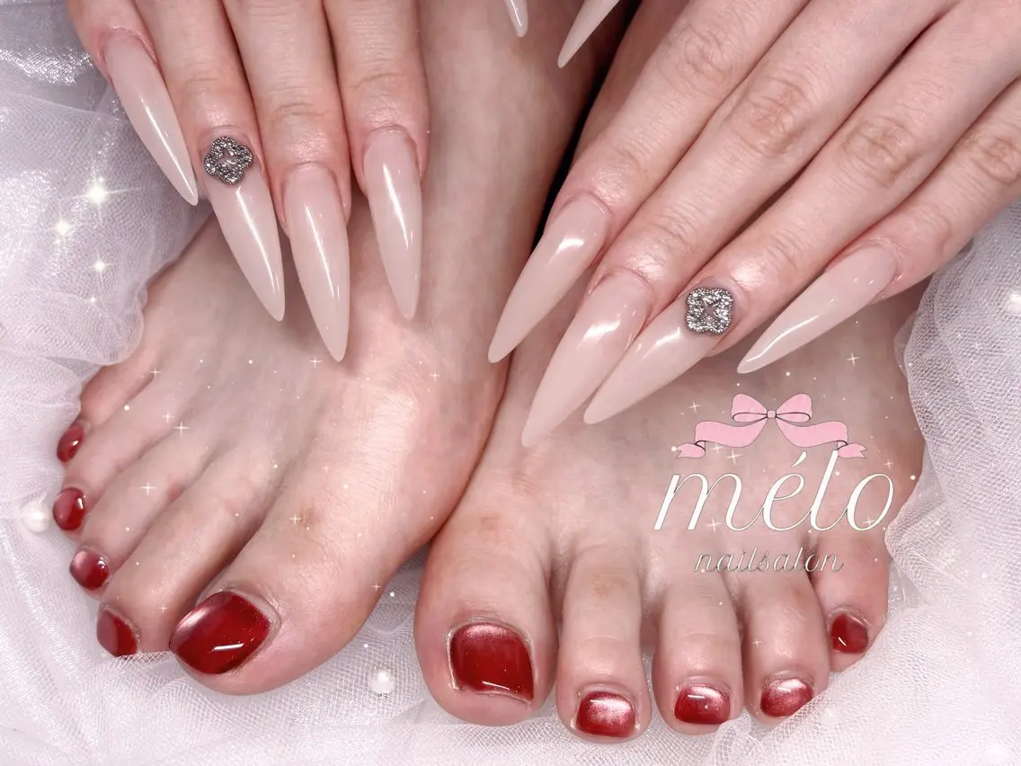ネイル ハンドネイル Nailsalon mélo 🩷のネイルデザイン