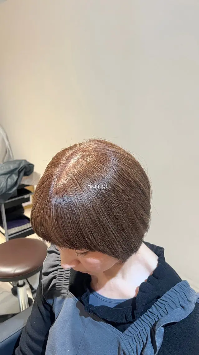 ショート ヘアカラー beleef mel meiのヘアスタイル
