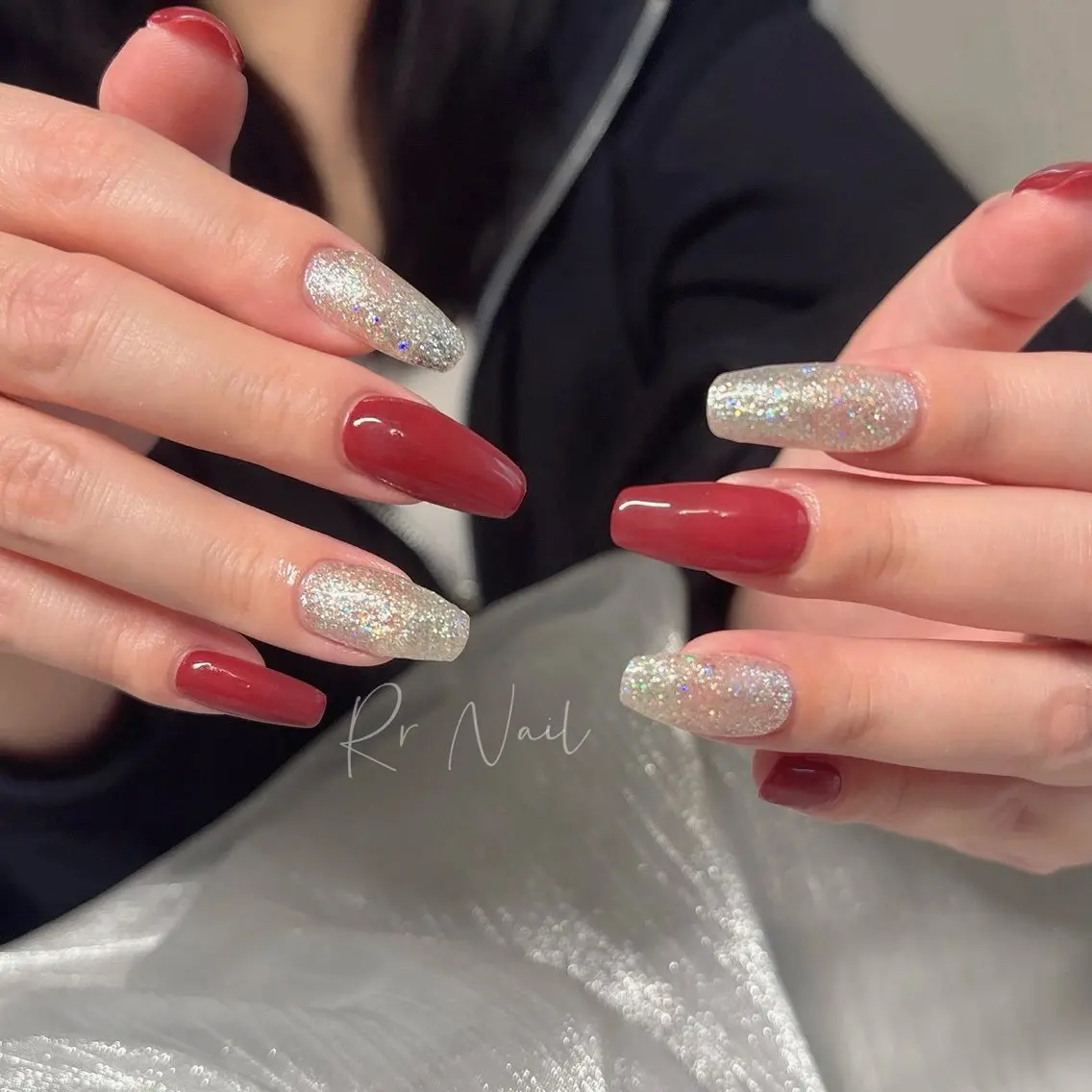 セミロング ハンドネイル Rr Nailのネイルデザイン