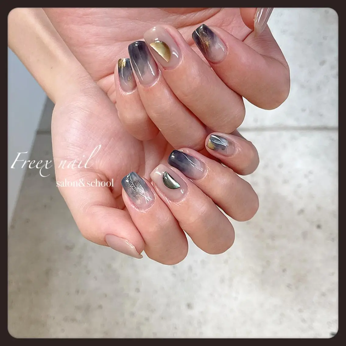 ネイル ニュアンスネイル ハンドネイル ハンドケア freex nail /ニュアンス/個性派のネイルデザイン