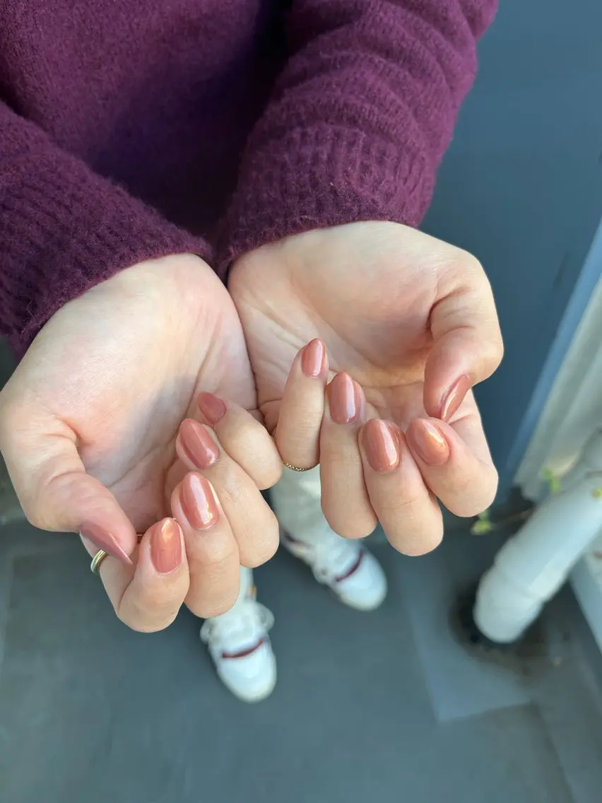 ネイル オーロラネイル フットネイル フレンチネイル ジェルネイル 韓国ネイル ハンドネイル kiki nail たまプラーザのネイルデザイン