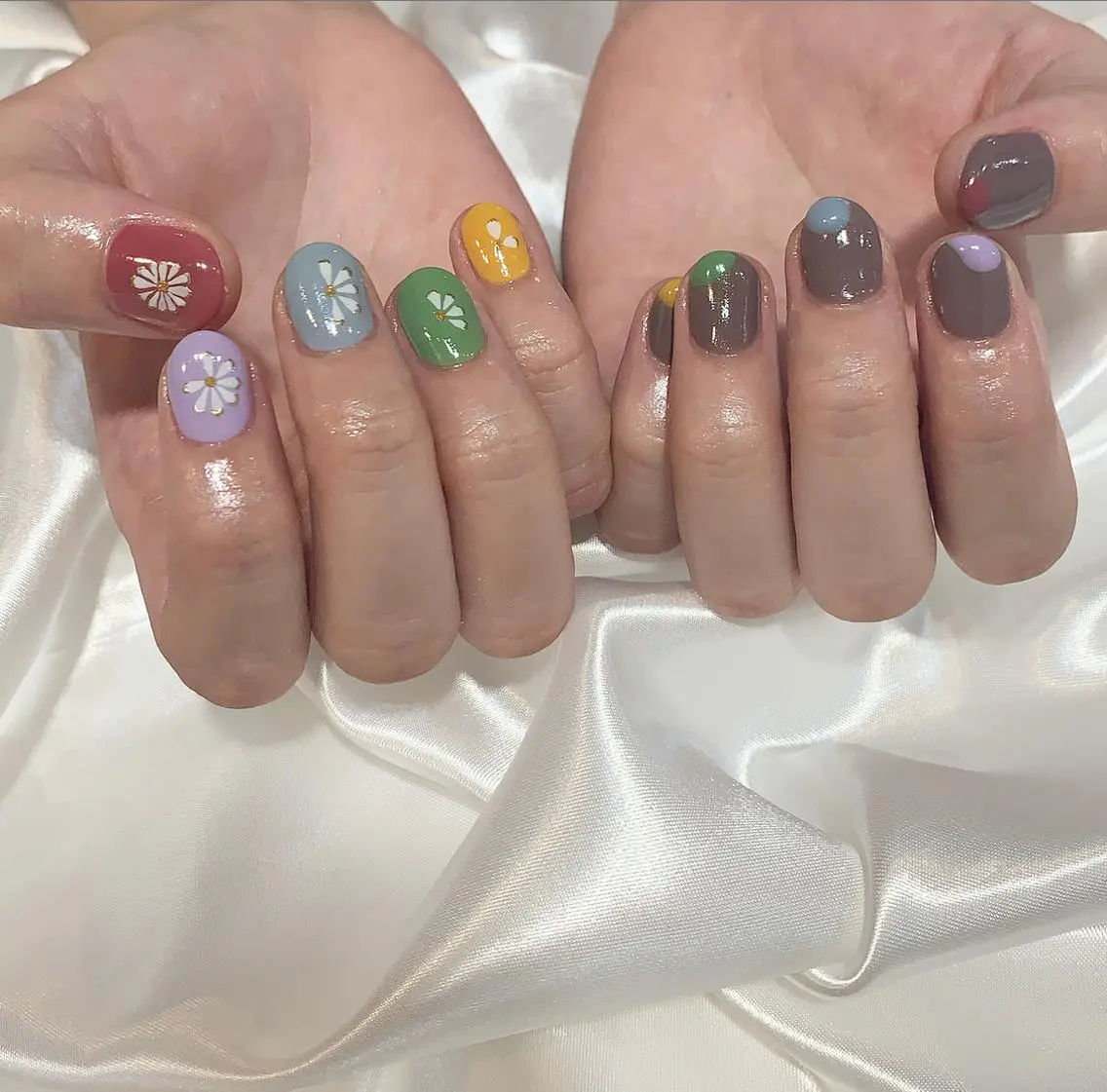 ネイル ハンドネイル にしぐち はるかのネイルデザイン