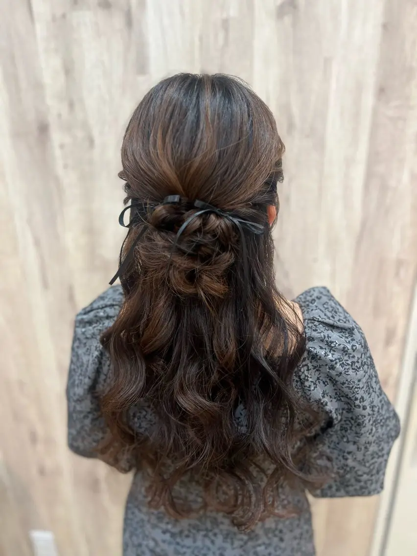 ヘアアレンジ ヘアセット ヘアメイクネイリスト hidemi中目黒のヘアスタイル