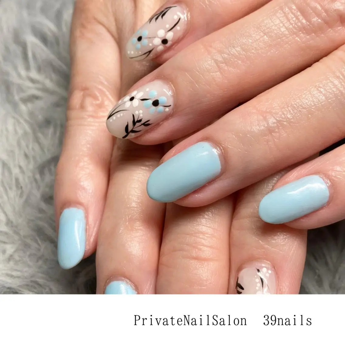 ネイル ワンカラーネイル 夏ネイル 39-nails EharaMikuのネイルデザイン