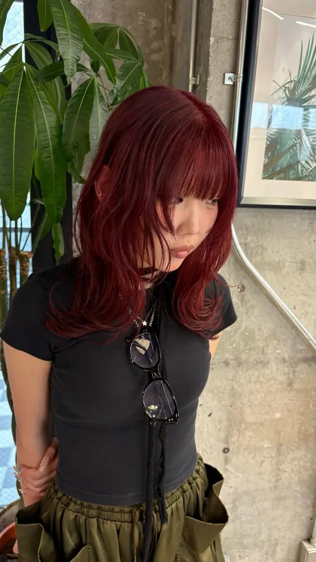 ロング ヘアカラー KAEDE🌺Wカ ラー/ホワイトカラーのヘアスタイル