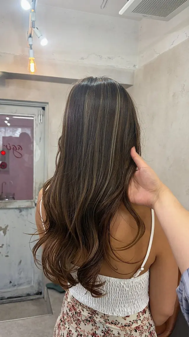 ロング カラー ヘアカラー ハイトーン/レイヤー MERI🫧🌙のヘアスタイル