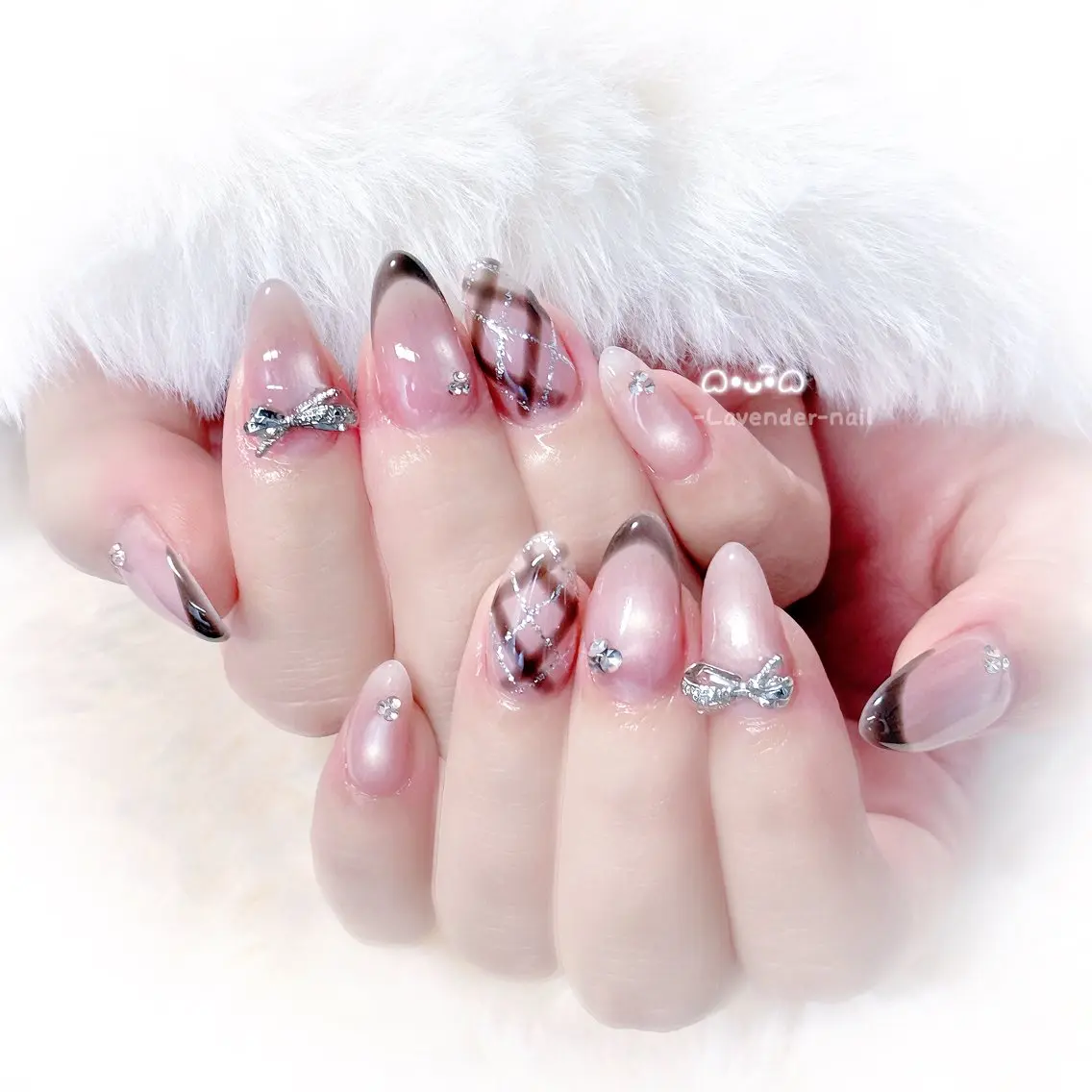 ネイル ハンドネイル Lavender nail·中島公園のネイルデザイン