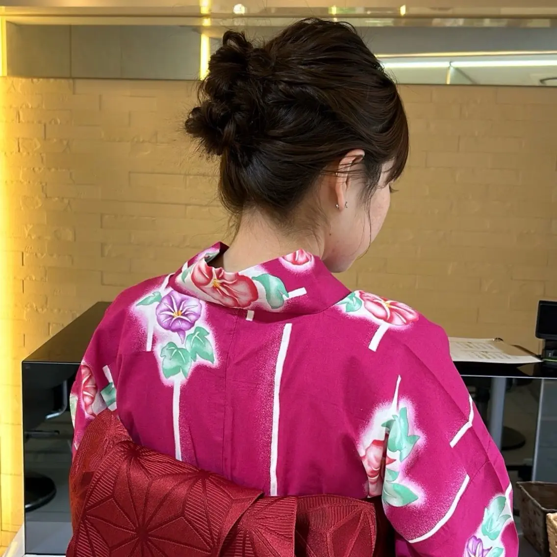 ≪予約リクエストのみ≫ 【浴衣着付け+ヘアセット👘♡】の写真