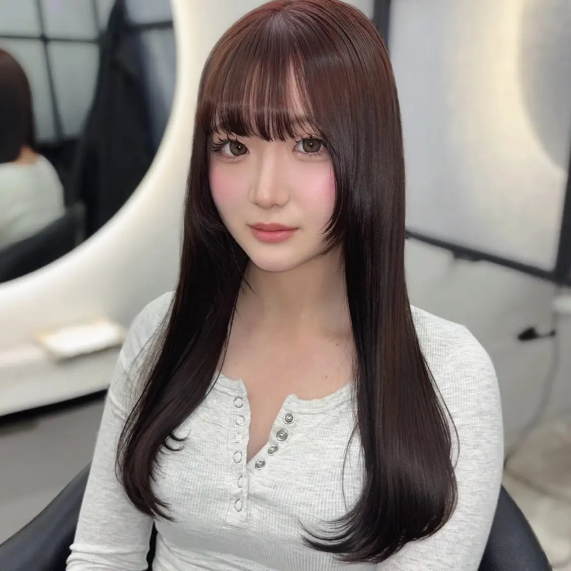 ロング カラー ヘアカラー Ren. 🦋デザインカラーのヘアスタイル