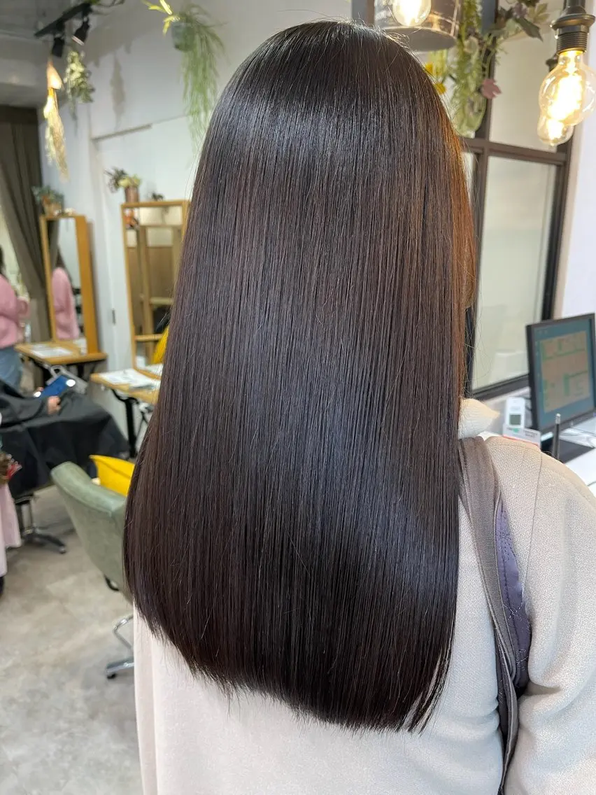 ロング カラー ヘアカラー トリートメント 透明感カラー💎￤ アレンジ￤Rimiのヘアスタイル