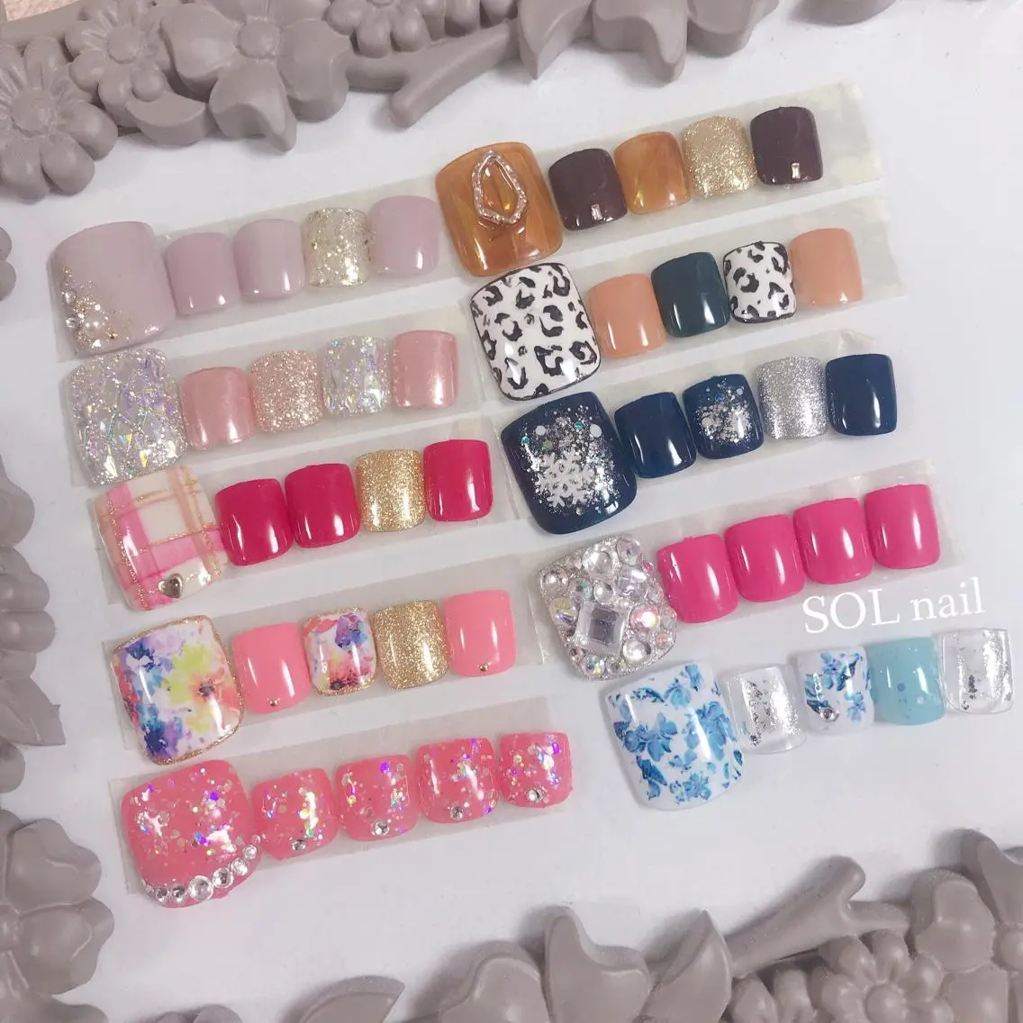 ネイル フットネイル SOL NAILのネイルデザイン