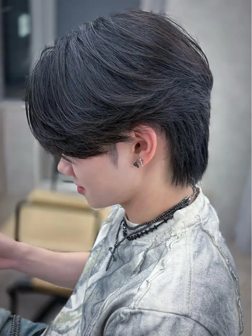 パーマ メンズ カット 縮毛矯正 安藤幹人 メンズパーマのヘアスタイル