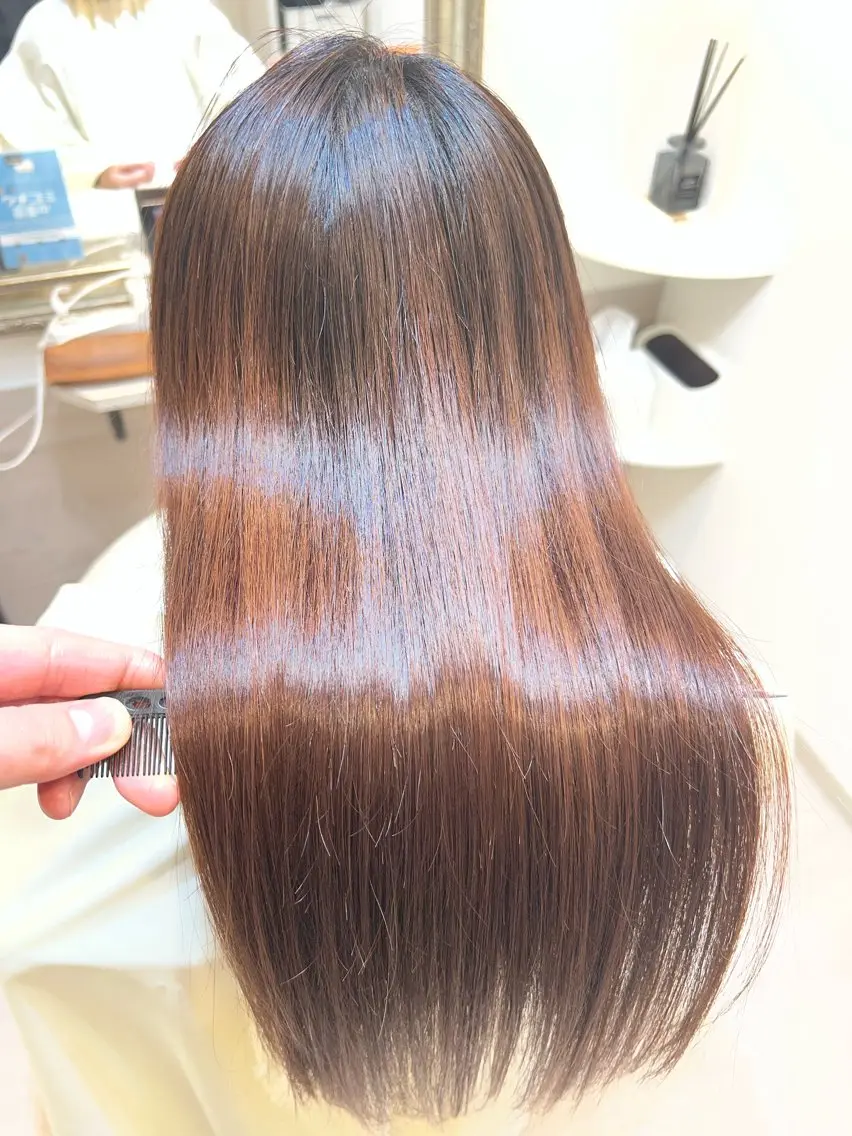 ロング カット 縮毛矯正 トリートメント 🌕酸性縮毛矯正 高野竜🌕のヘアスタイル