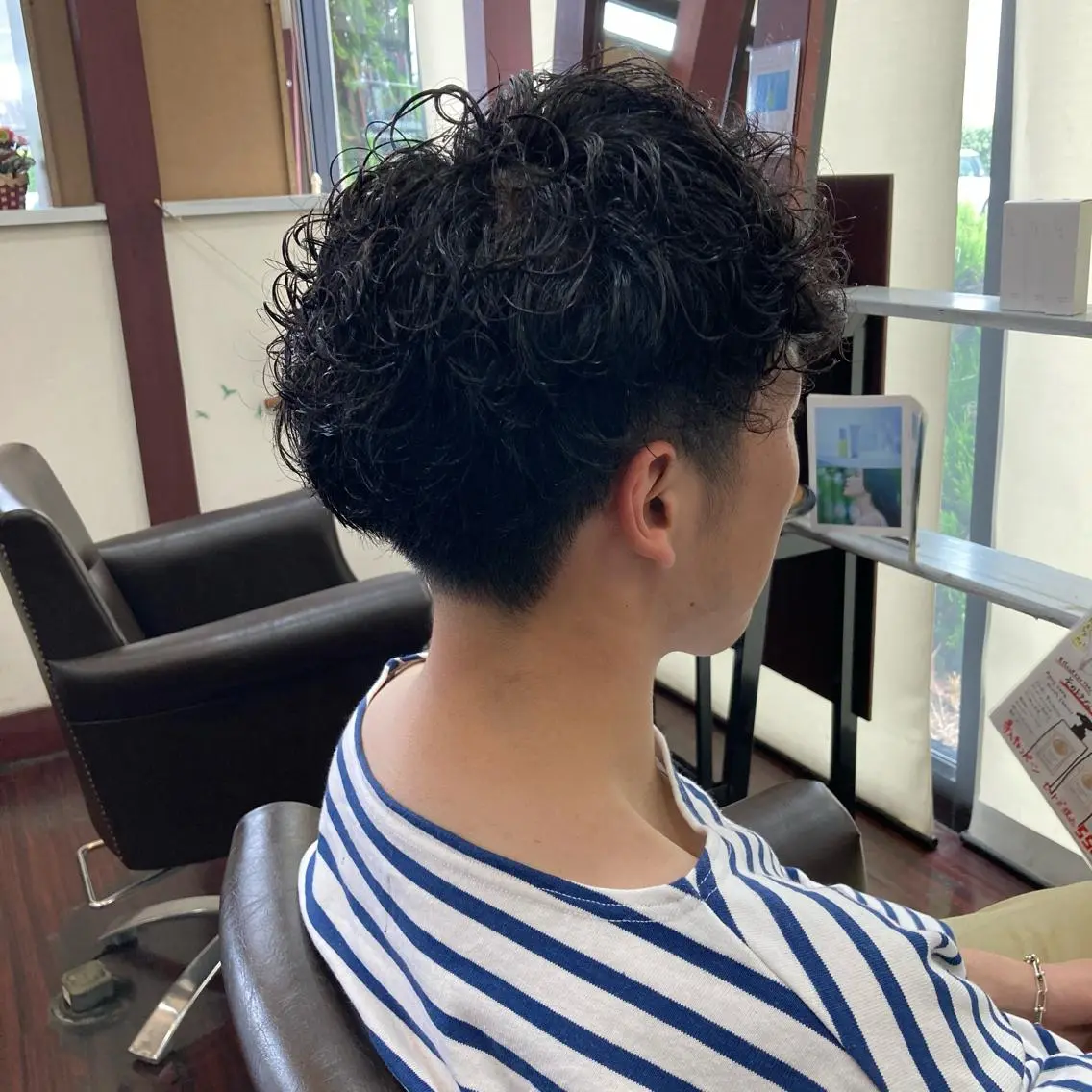 パーマ メンズ Well‘s黒木🌿 レイヤー💎寒色のヘアスタイル