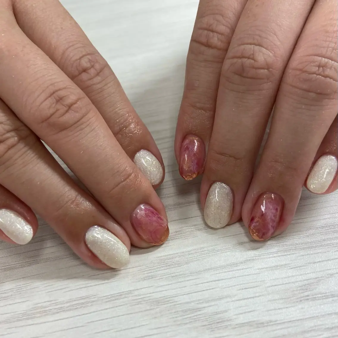 ネイル アートネイル ニュアンスネイル HINAKO💫 Ouja groupのネイルデザイン