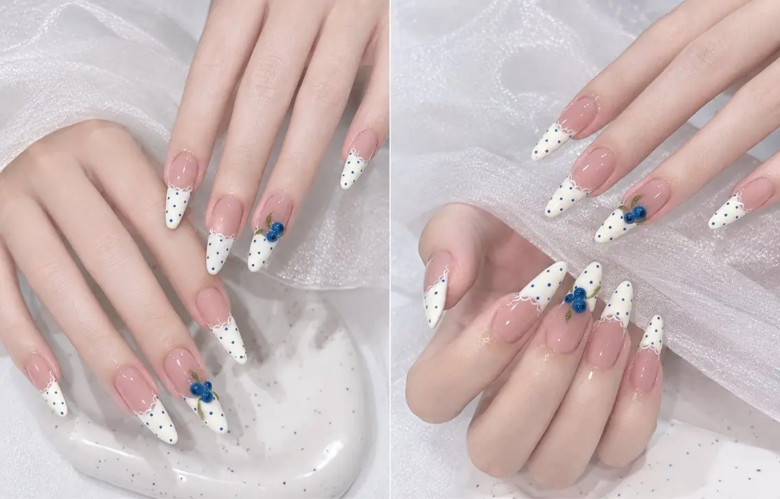 ネイル クリアネイル ドット フラッシュネイル フレンチネイル マグネットネイル ハンドネイル ハンドケア Aria Nail Beautyのネイルデザイン