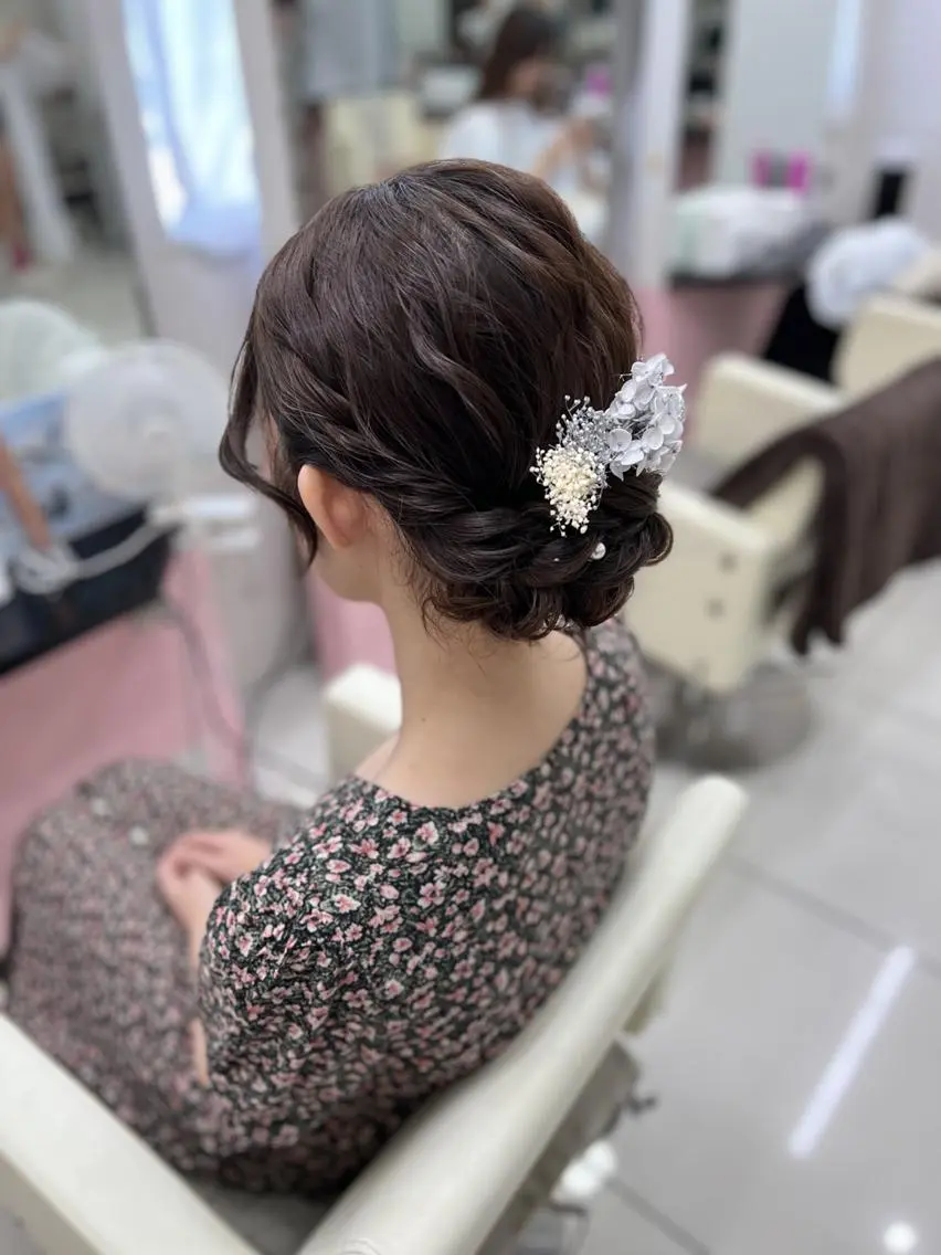 【天神祭りヘアセット】アップヘア限定! ※待ち時間OKな方のみとなります🙇💦の写真