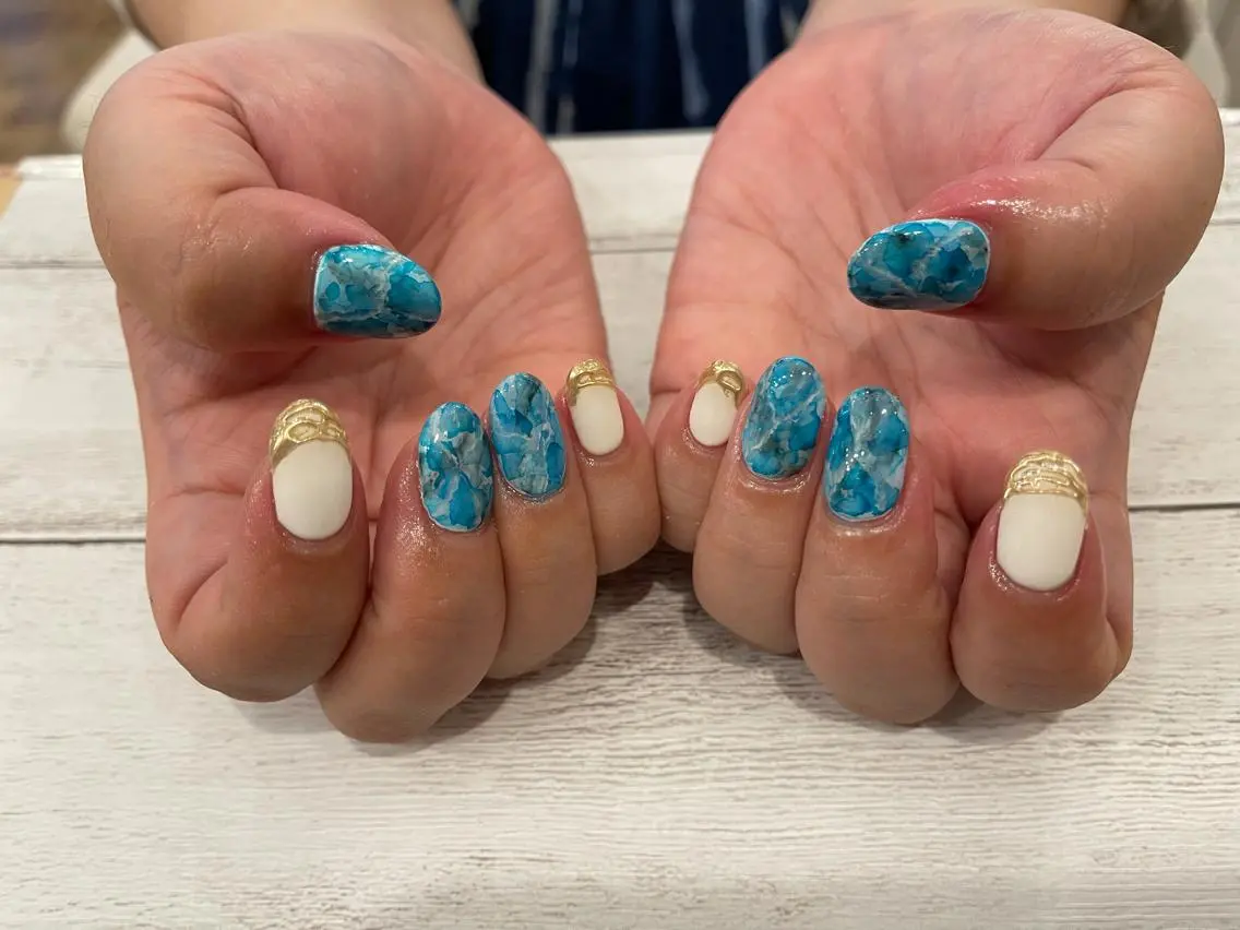 ネイル ハンドネイル NAIL Alaia 𓇼のネイルデザイン
