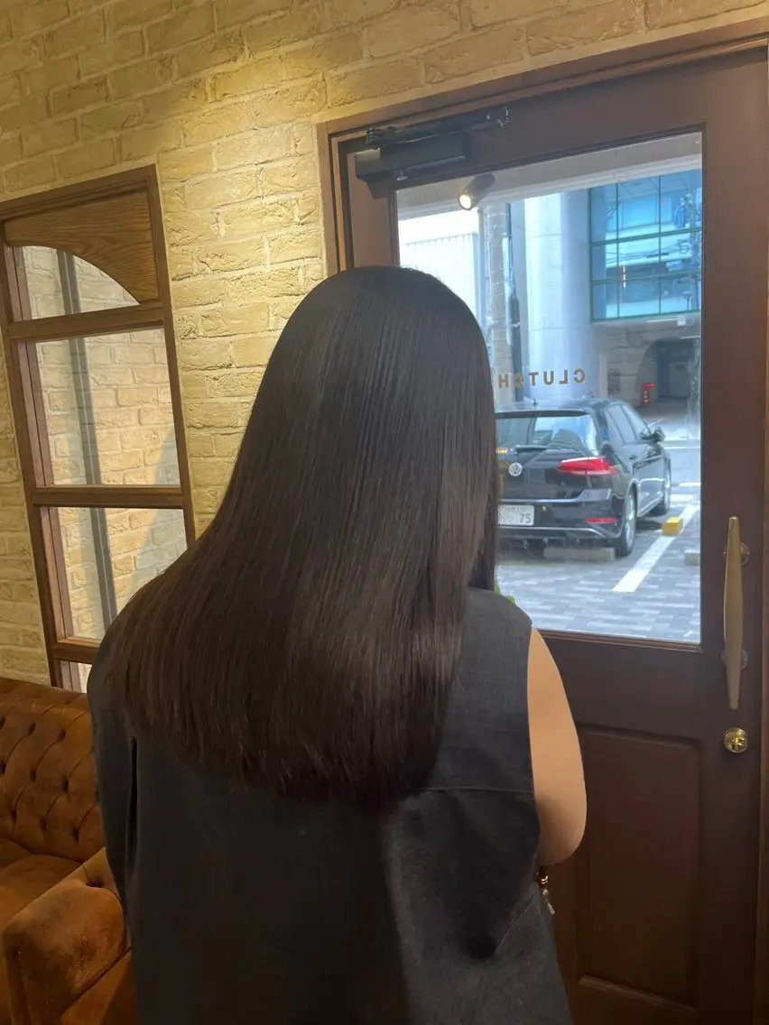 セミロング 髪質改善 トリートメント 河上 麻衣/白髪ぼかしのヘアスタイル