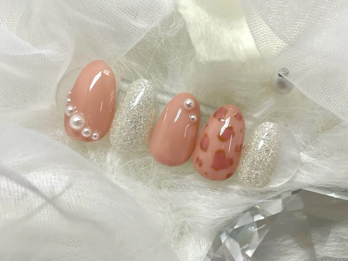 ネイル アートネイル ジェルネイル パラジェル ワンホンネイル Nail Neige🐈🌙のネイルデザイン