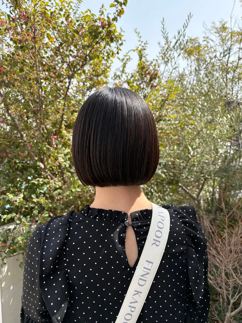 ショート ボブ カット トリートメント 山本 知佳のヘアスタイル