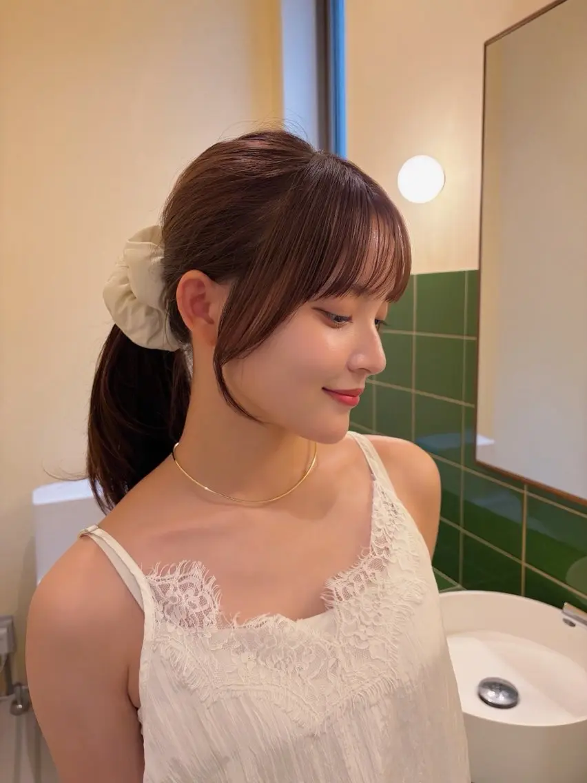 ショート 顔周りカット カット 櫻田 愛奈のヘアスタイル