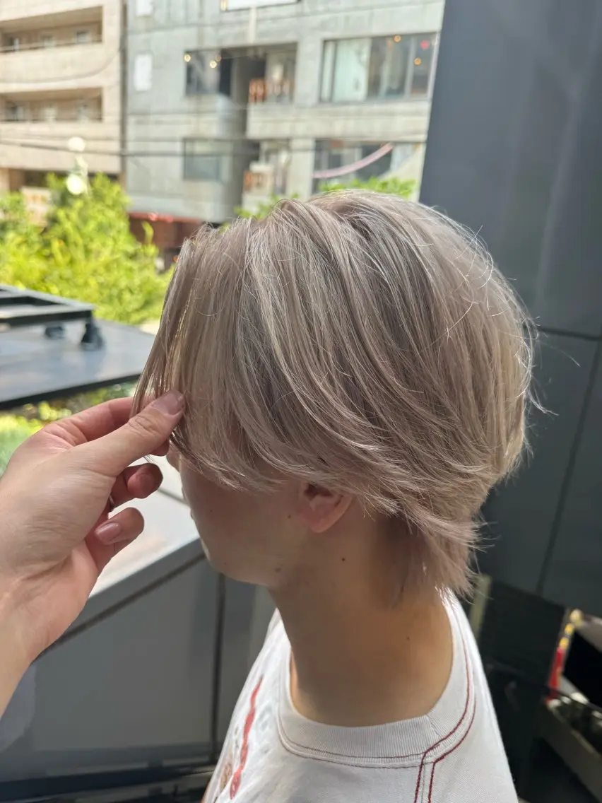 メンズ カット ヘアカラー トリートメント 河野 悠のヘアスタイル