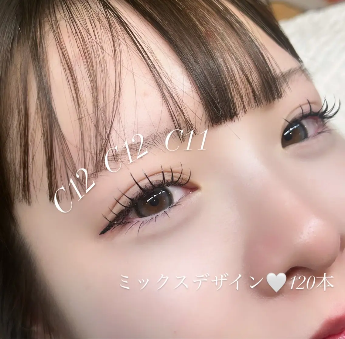 マツエク・マツパ Cカール ら ら🤍のマツエク・マツパデザイン
