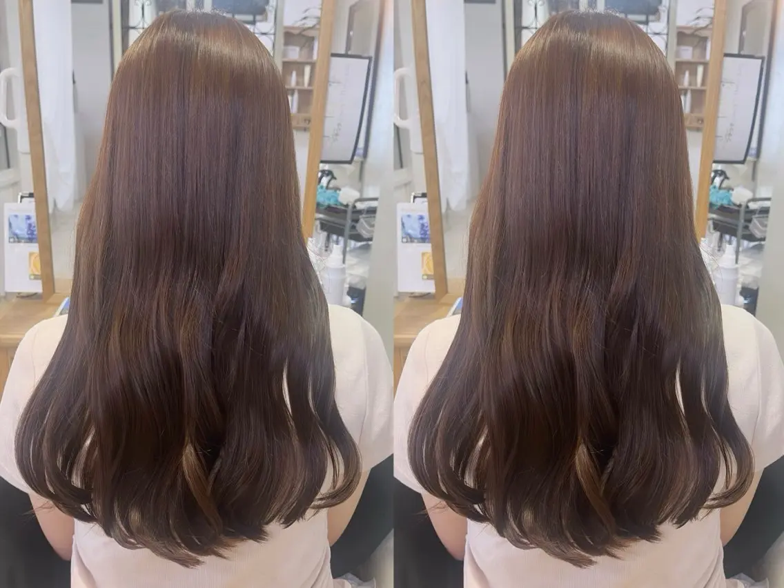 ロング ヘアカラー トリートメント eMu🫧 〜𝑴𝒊𝒖〜のヘアスタイル