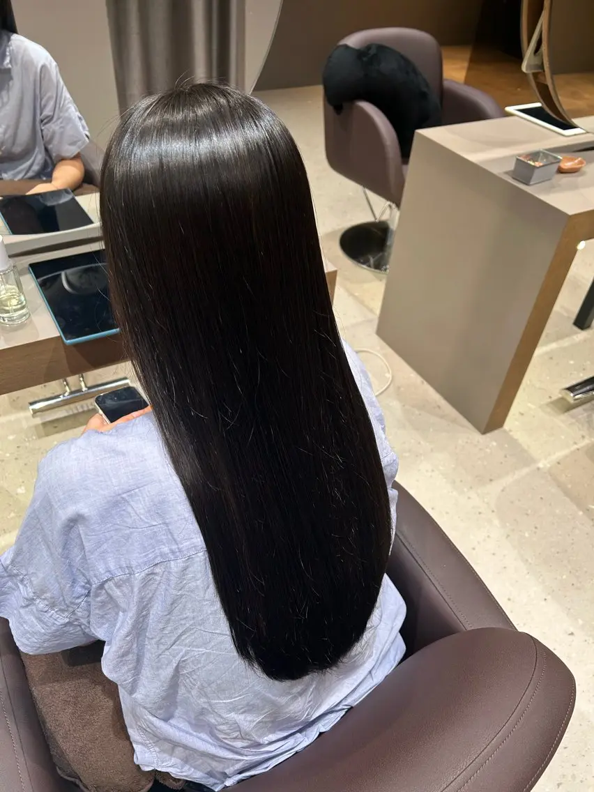 カット✂️+前髪縮毛矯正🍀+3stepトリートメント🫧の写真
