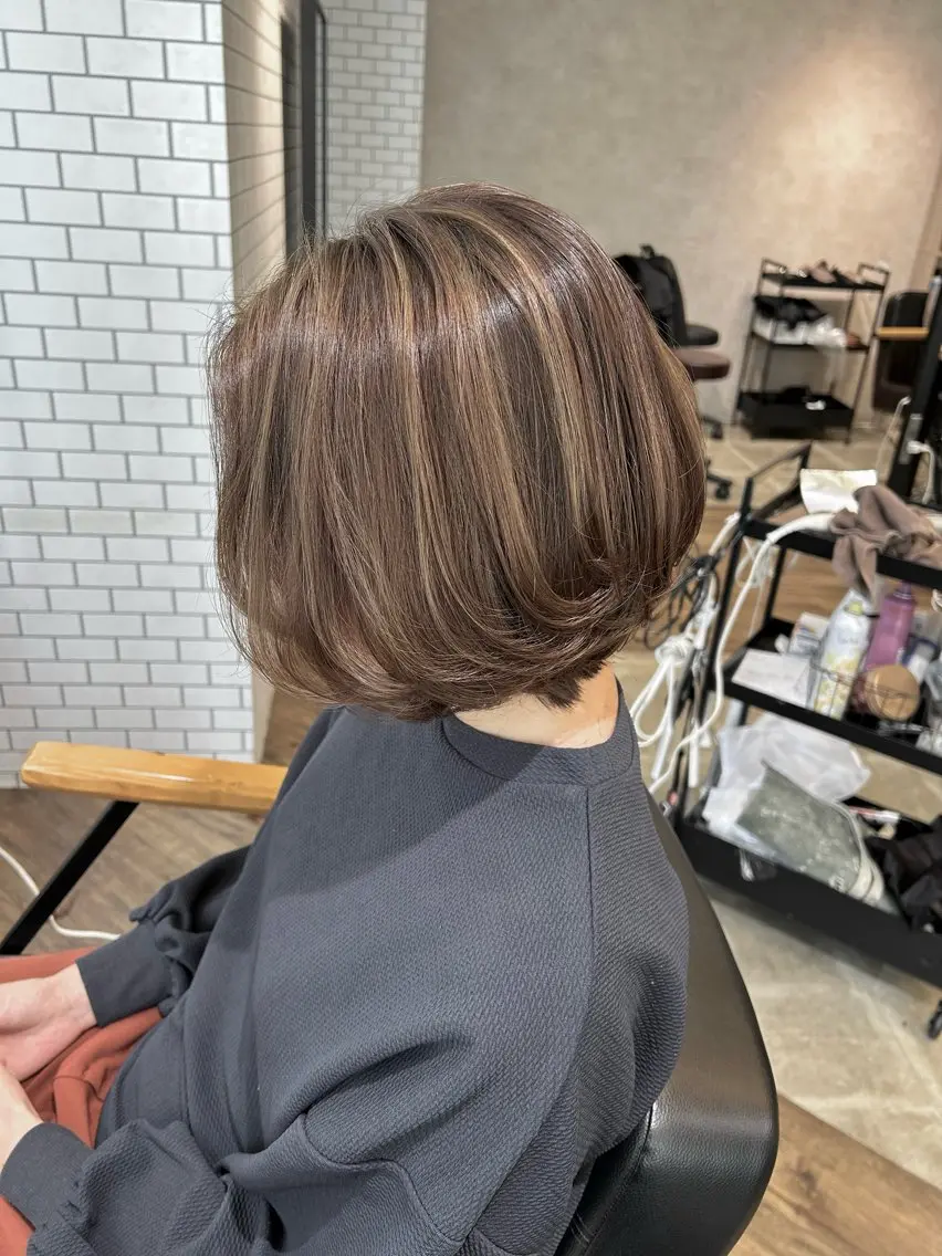 ショート カット ヘアカラー トリートメント 浅原大輝 /髪質改善の達人のヘアスタイル