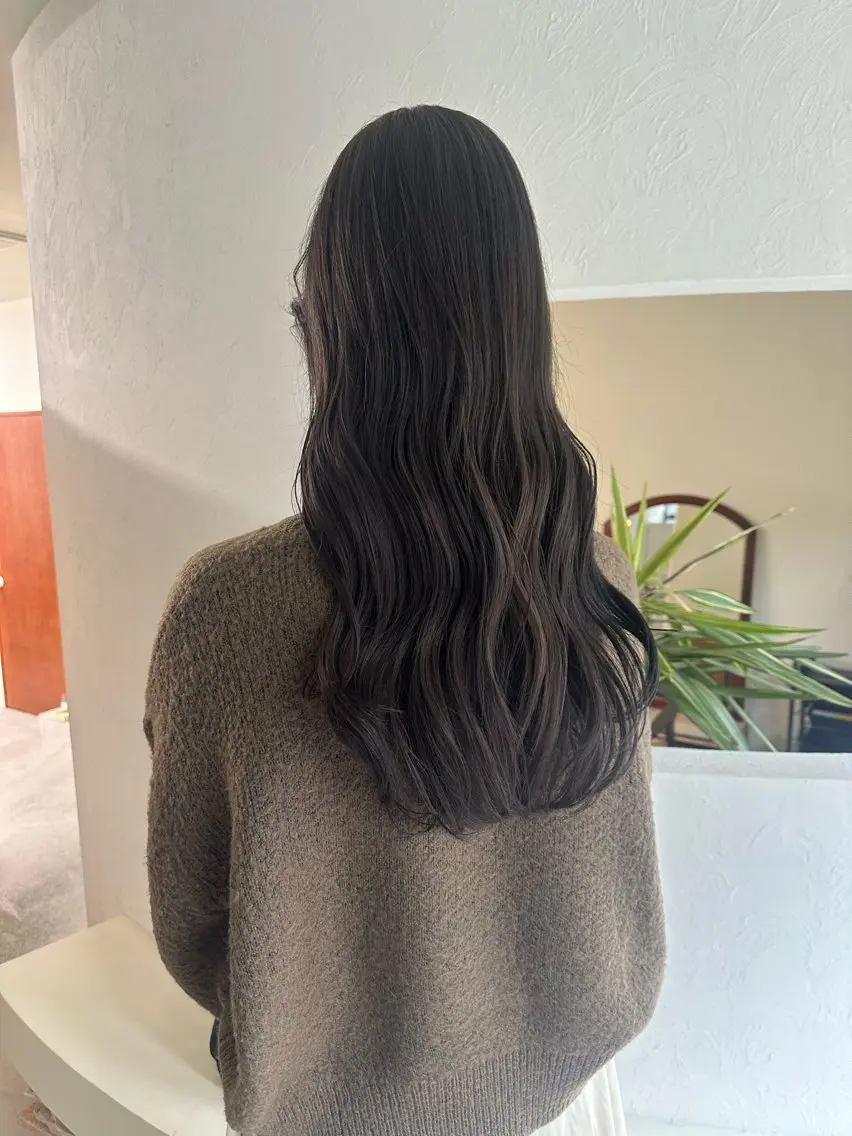 〈髪質改善カラー〉🥣しっかりケアをして艶々な髪に💆🏼♀️の写真