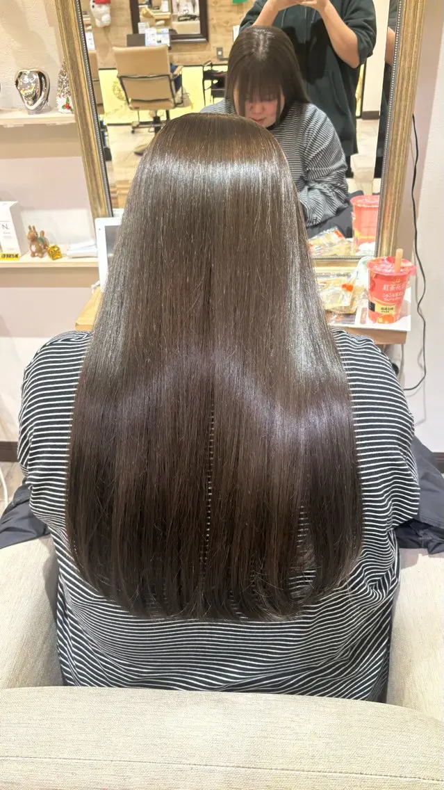 カラー 透明感カラー 髪質改善 ヘアカラー AIRI/ メンズカット募集✨のヘアスタイル