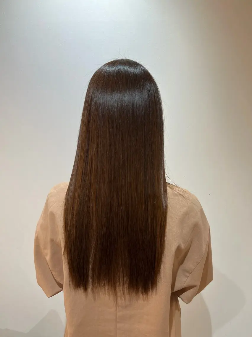 ロング トリートメント ヘアカラー 日置 はる菜のヘアスタイル