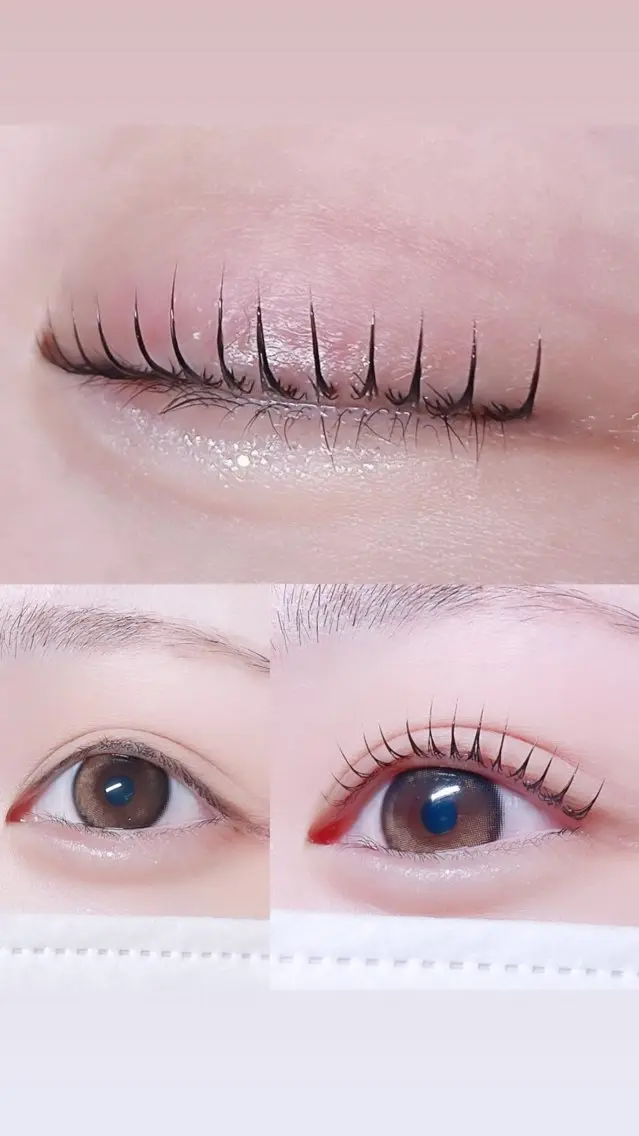 マツエク・マツパ 韓国風マツエク 一重×まつ毛パーマ ロニセラ アイラッシュのマツエク・マツパデザイン
