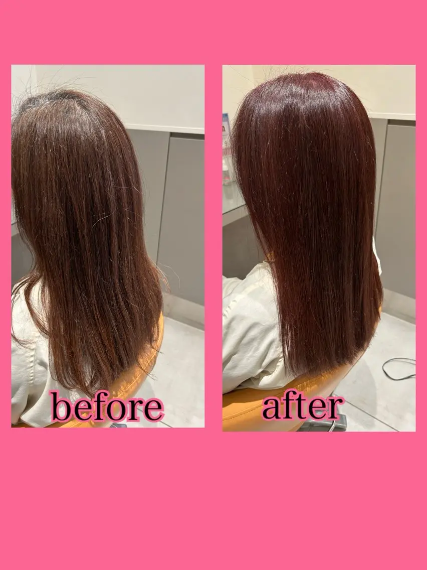ロング カラー 大久保 陽子のヘアスタイル