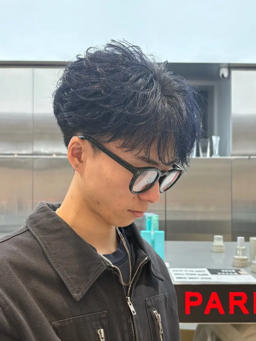 パーマ メンズ カット パーマ fifth 武正 琉生のヘアスタイル