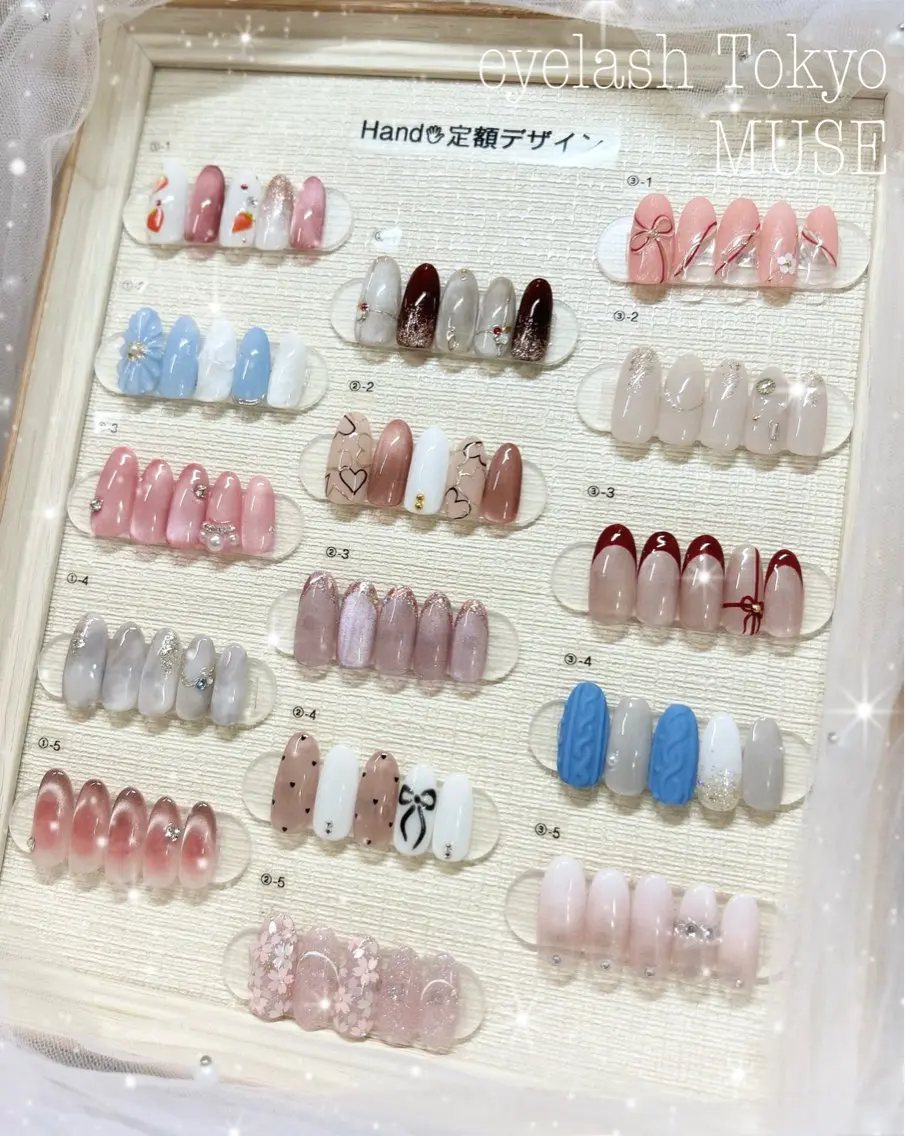 ネイル マグネットネイル 春ネイル tanaka ◡̈のネイルデザイン