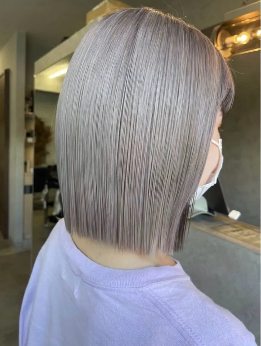 ショート カラー ヘアカラー toyohara momokaのヘアスタイル