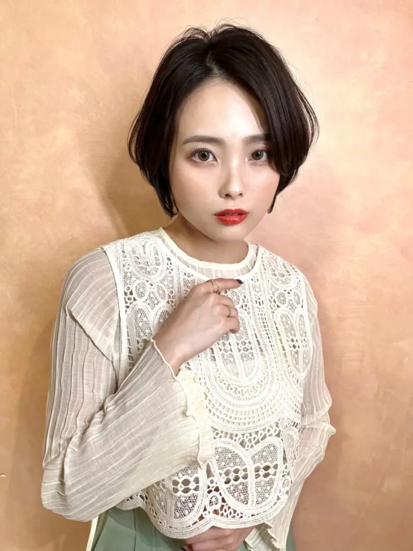 ショート 静岡/草薙パーマ メンズバレイヤージュのヘアスタイル