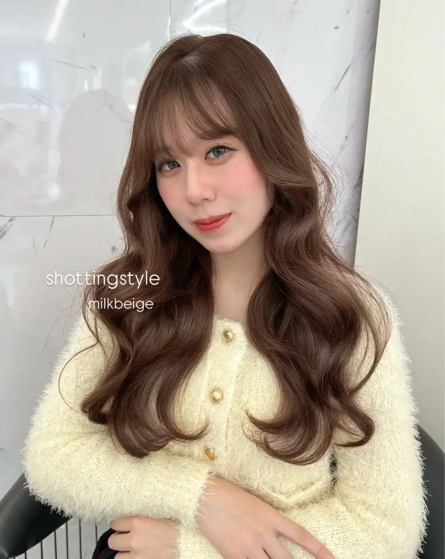 ロング カラー カット ヘアカラー トリートメント ParveMix ♡白神みやびのヘアスタイル
