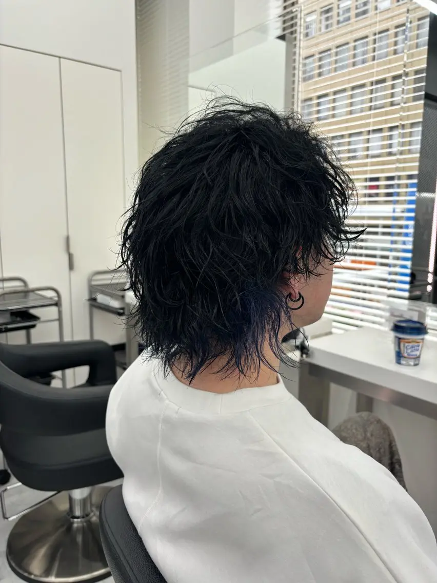 ショート カラー メンズ 抜け感レイヤー︴ ニュアンスカラーのヘアスタイル