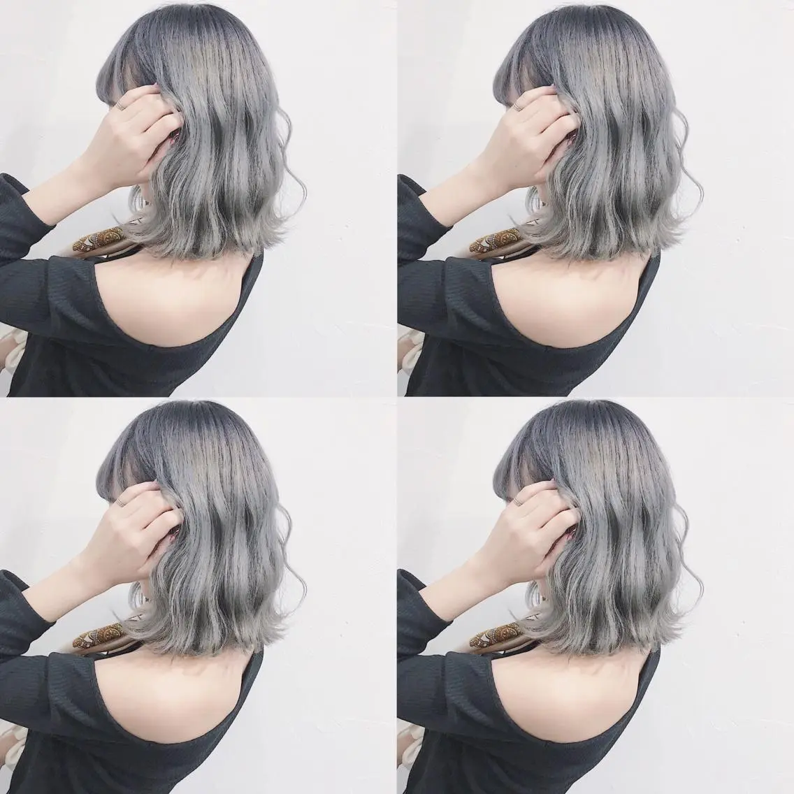 ミディアム カラー ヘアアレンジ カット ヘアカラー トリートメント TAKUMAブリーチ /切りっぱなし🪽のヘアスタイル