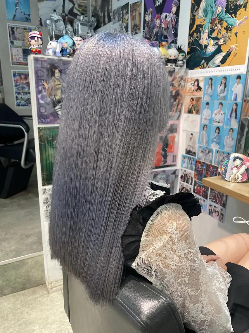 セミロング ヘアカラー トリートメント 似合わせカット/ デザインカラー🦄のヘアスタイル