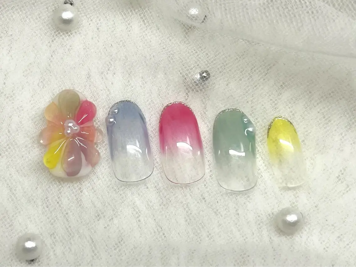 ネイル ハンドネイル Ribbon 佐野店のネイルデザイン