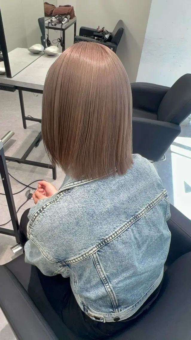 ミディアム カラー 💍モテる艶髪 透明感カラー💖のヘアスタイル
