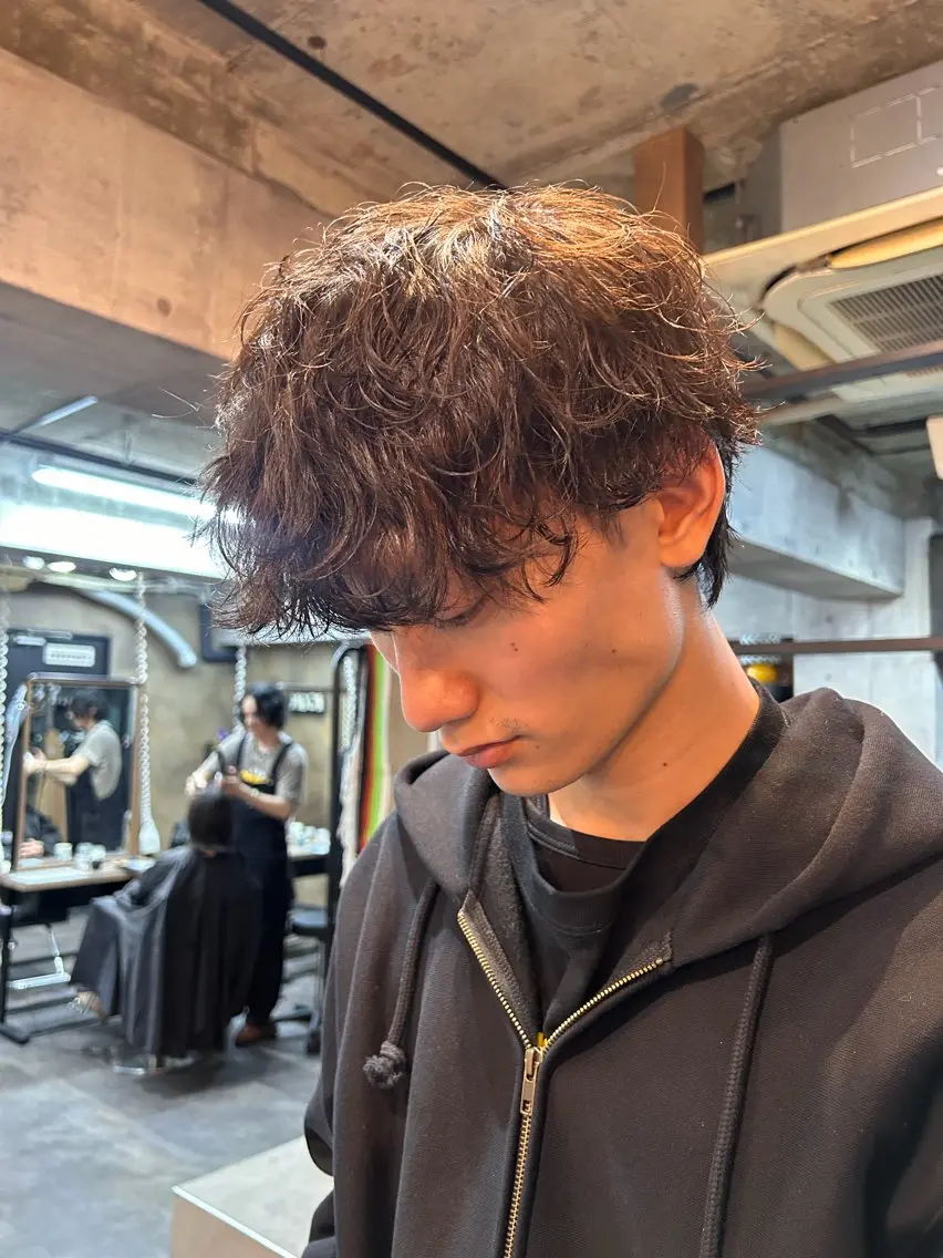 ショート パーマ カット パーマ トリートメント kazuki iconのヘアスタイル