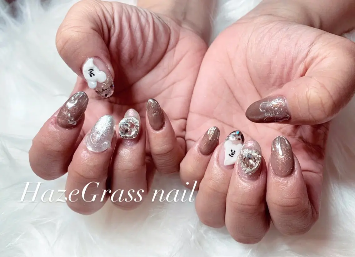 セミロング HazeGrass NAILのネイルデザイン