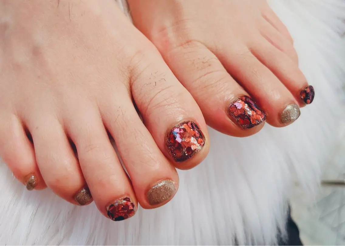 ネイル フットネイル シンプルネイル 🍒 すみれ🍒のネイルデザイン