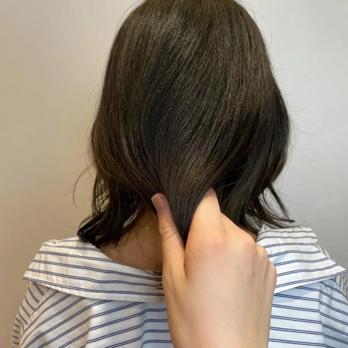 セミロング カラー 🍊mai🍊 似合わせスタイル🌿のヘアスタイル